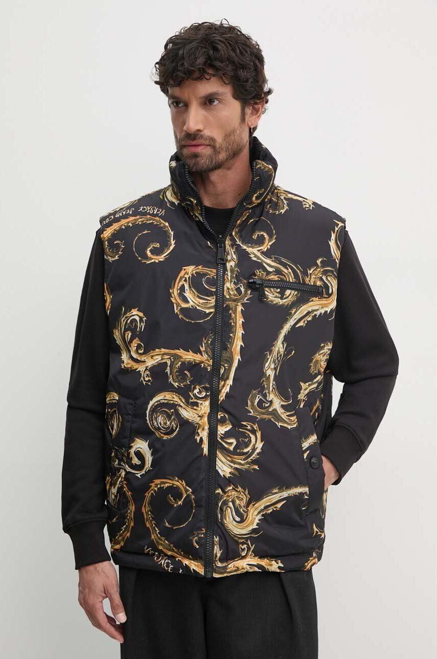 

Пуховый жилет Versace Jeans Couture, черный