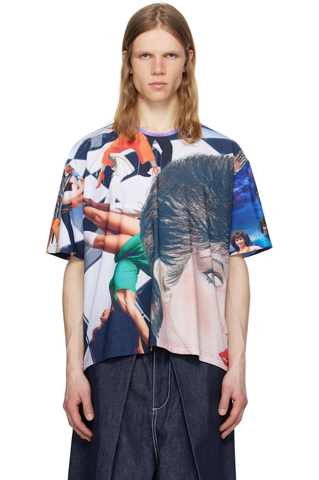

Оверсайз футболка Sunnei, цвет brigitte print