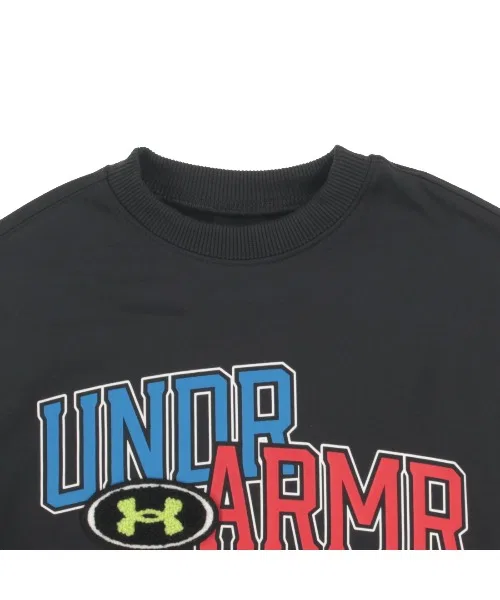 Крупа Under Armour UA Armour Fleece Overlay Wordmark Crew, чёрный — фото 4
