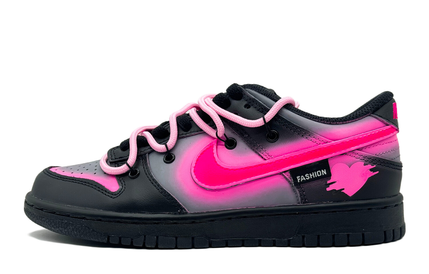 

Кроссовки Nike Dunk Skateboard Shoes Women's Low-Top Black, Черный, Кроссовки Nike Dunk Skateboard Shoes Women's Low-Top Black