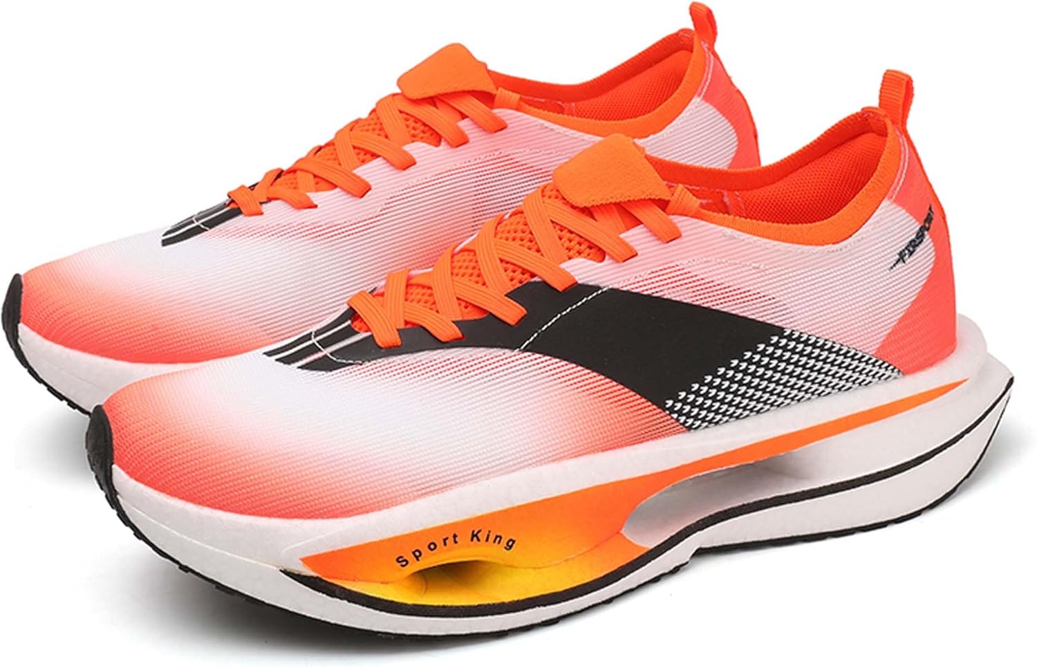 

Мужские низкие кроссовки для бега по пересеченной местности, удобные, с противоскользящей подошвой, легкие, износостойкие, дышащие, прочные, подходят для походов, фитнес-тренировок, тенниса, для студентов Dzbajrqm, оранжевый