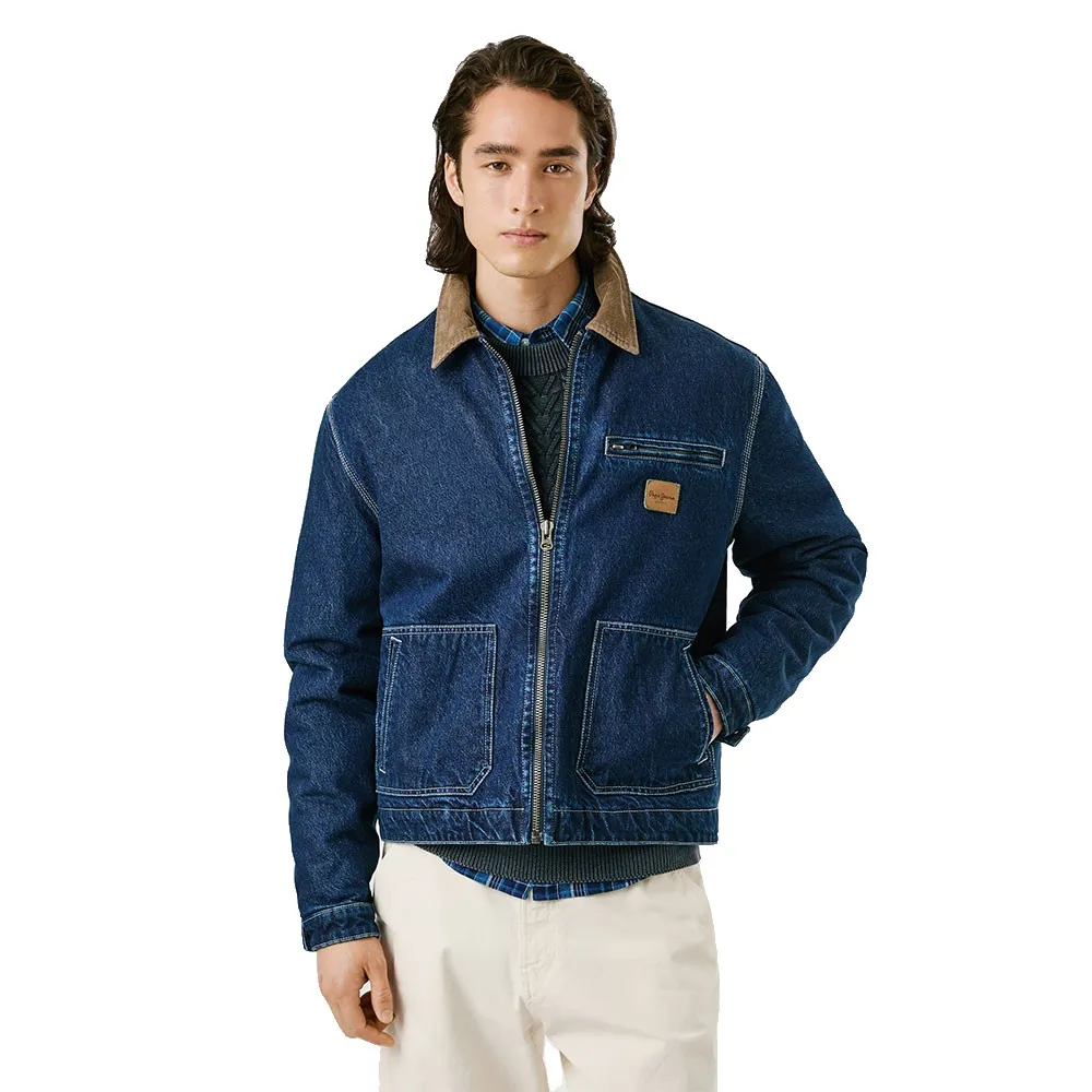 

Куртка Pepe Jeans Workwear denim, синий