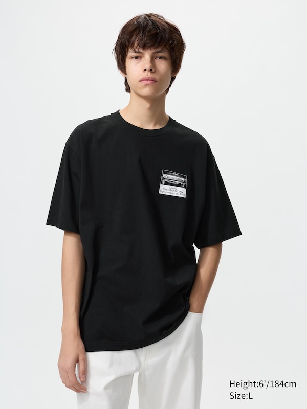 Футболка UT Toyota Uniqlo, 09 black — фото 2