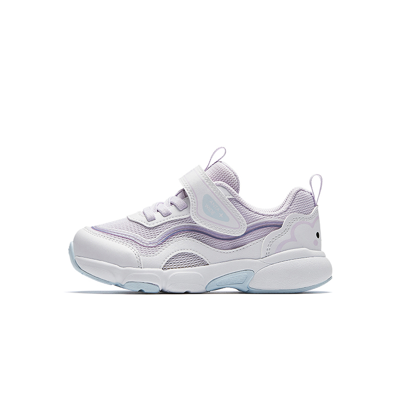 

Детские беговые кроссовки с антиударной системой, дышащие, легкие, с амортизацией, низкие, для детей от 3 до 7 лет Antakids, twilight mountain purple/anta white-4