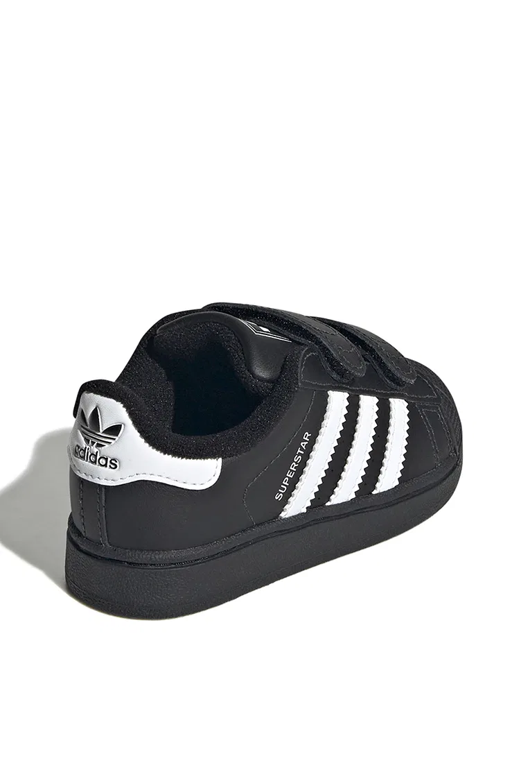 Кроссовки, на шнуровке, Superstar II, Adidas, белый/черный — фото 3