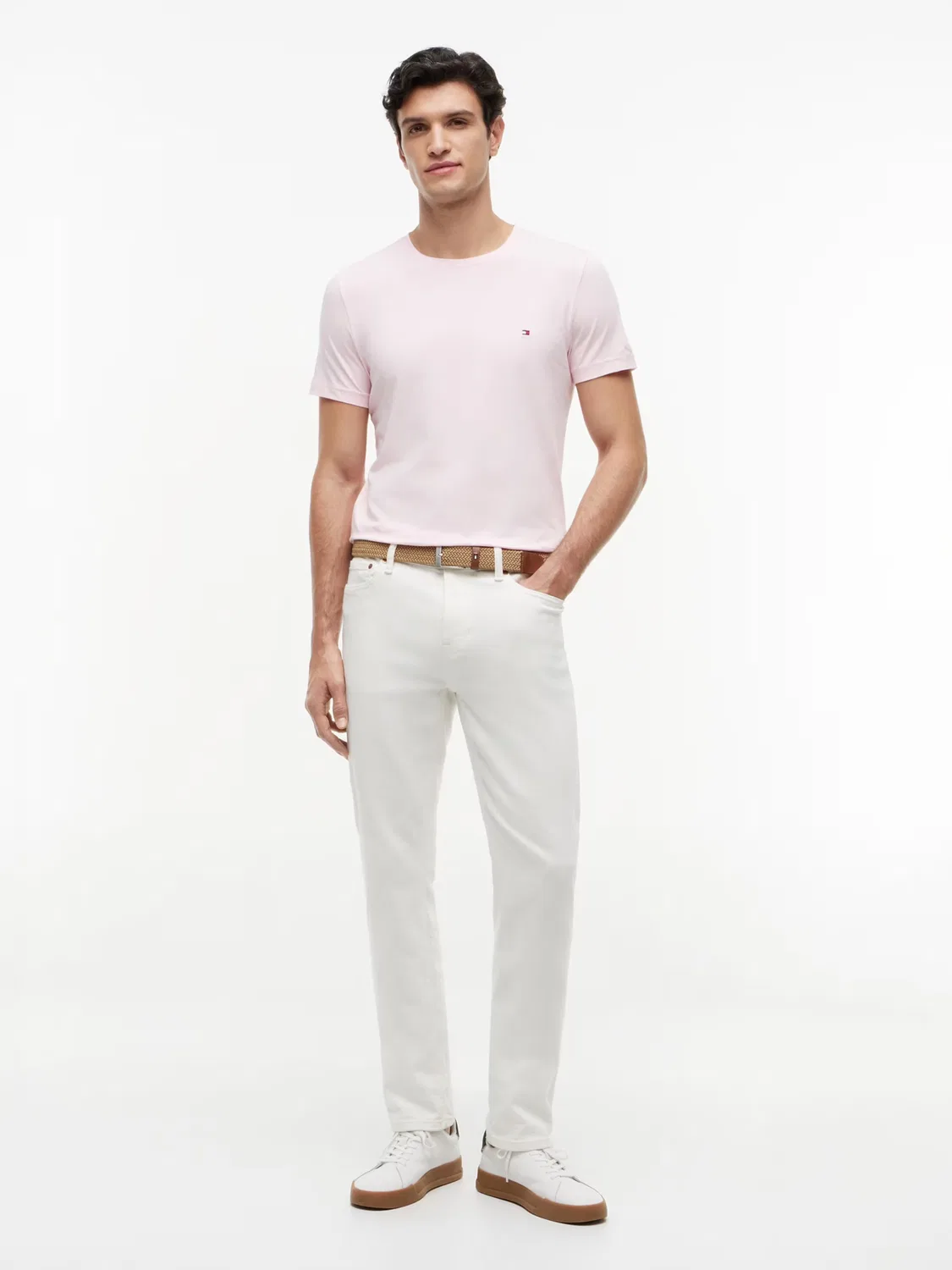 Slim fit Футболка Tommy Hilfiger, Rose — фото 4