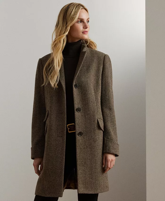

Женское однобортное пальто Walker, 0P-18 Lauren Ralph Lauren