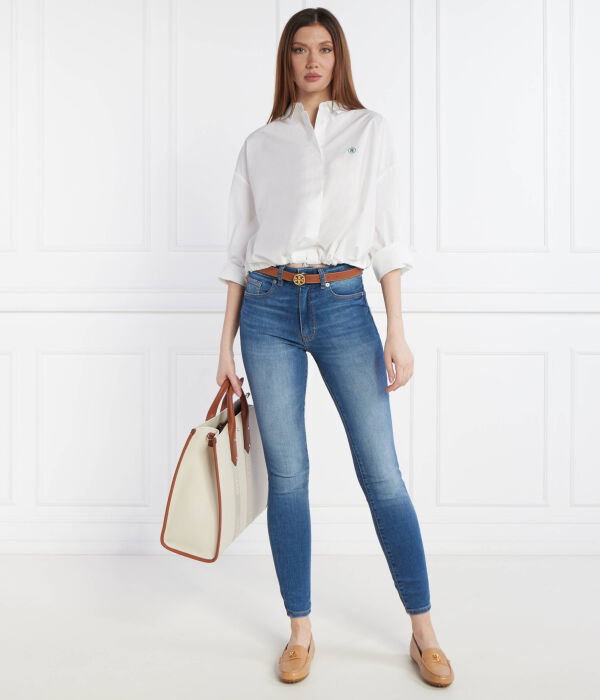 Рубашка-блузон Tommy Hilfiger SMD на завязках, белый — фото 2