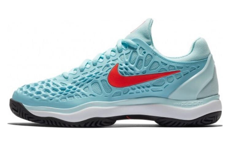 

Кроссовки для тенниса Zoom Cage 3 женские с низким верхом, синие/красные Nike
