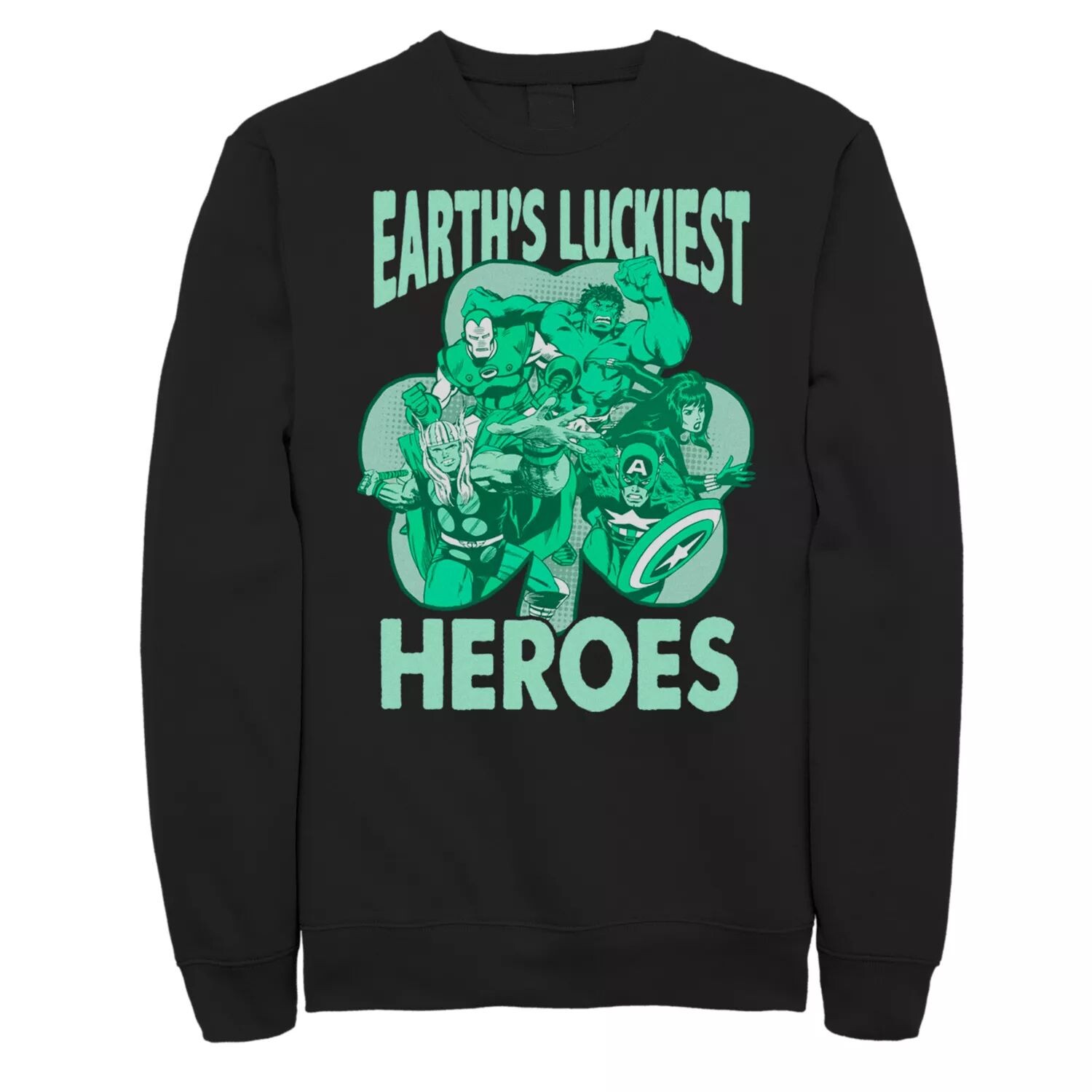 

Мужской пуловер Marvel Luckiest Heroes Licensed Character, черный