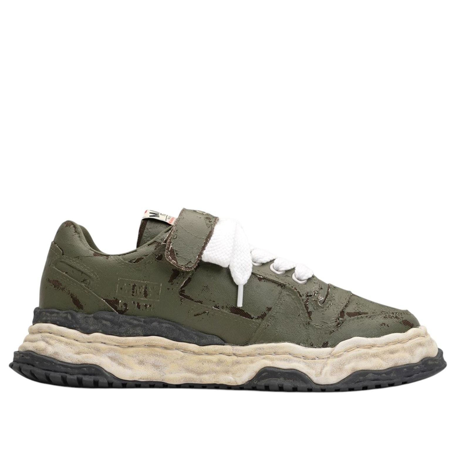 Maison Mihara Yasuhiro x KEITH OG Sole Film Attached Canvas Low 'Khaki' — фото 4