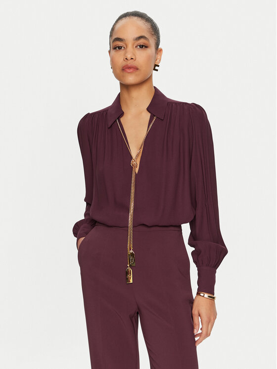 

Рубашка regular fit CA-093-46E3 Elisabetta Franchi, красный