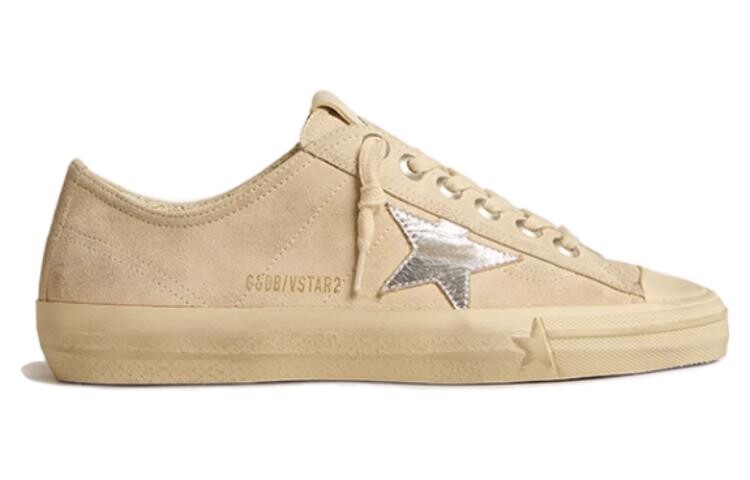 Кроссовки Golden Goose V-Star 2 Leather Lace-up Sneakers, белый — фото 2