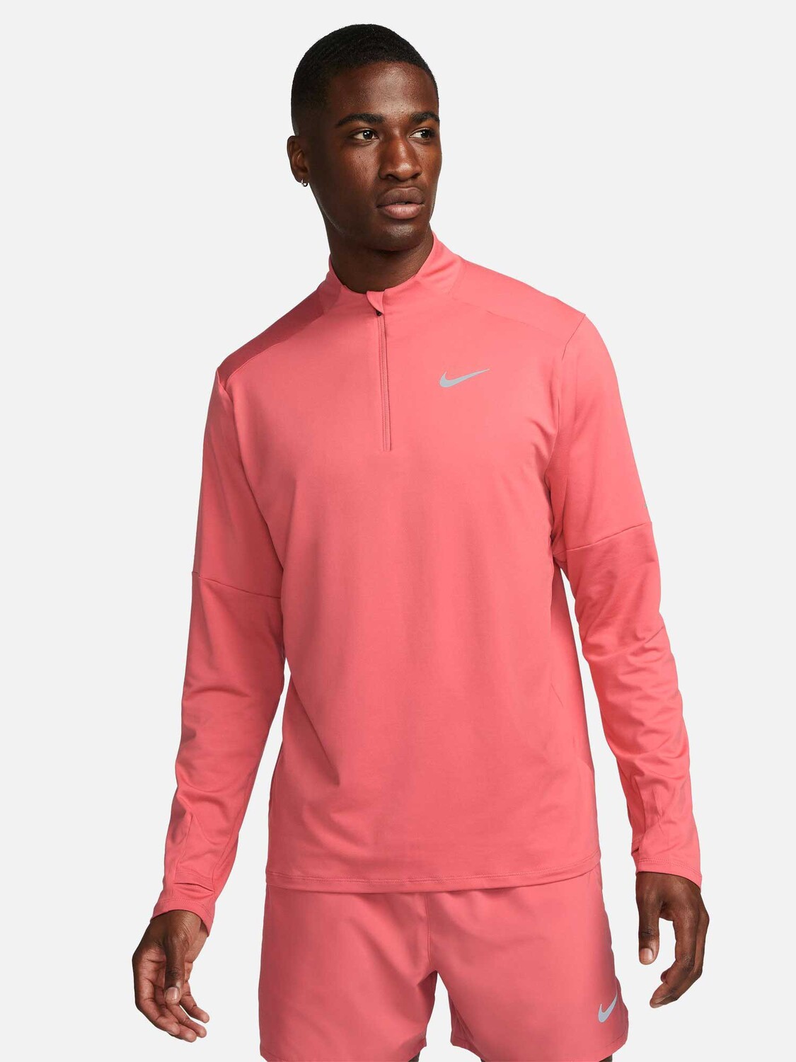 

Блуза Nike M NK DF ELMNT TOP HZ, красный