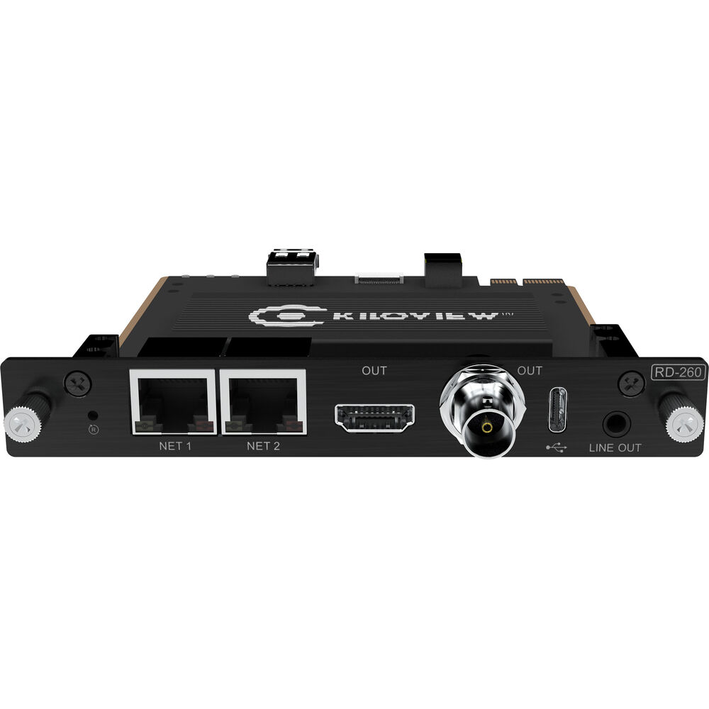 

Декодирующая плата Kiloview RD-260 для стоечного монтажа серии Cradle