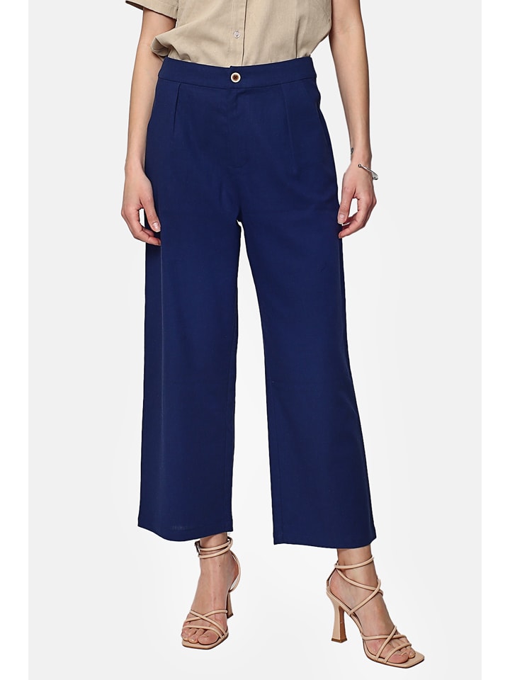 

Тканевые брюки Le Jardin du Lin, темно-синий