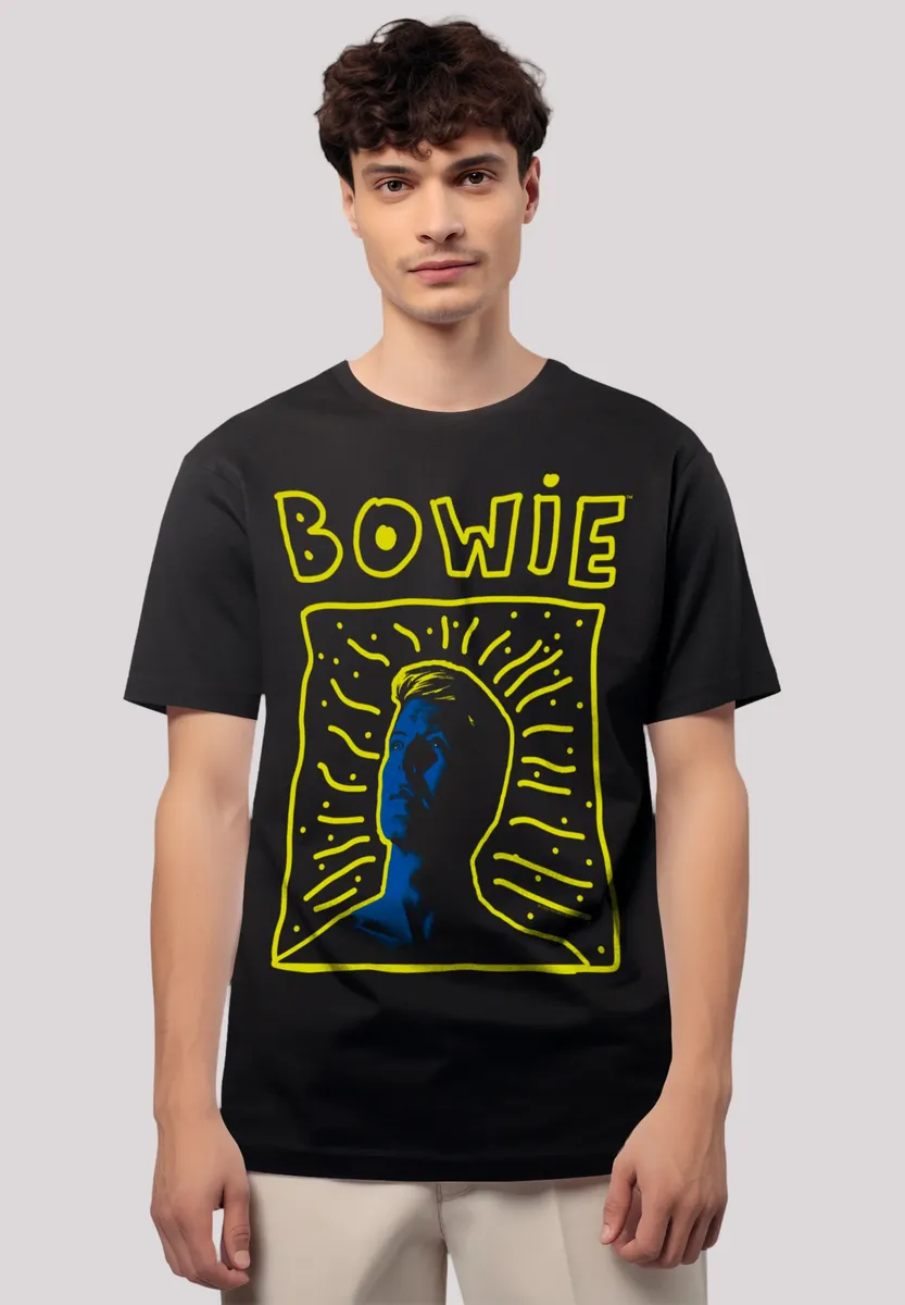 

F4NT4STIC Футболка "David Bowie 90s Frame", премиум качество, черный