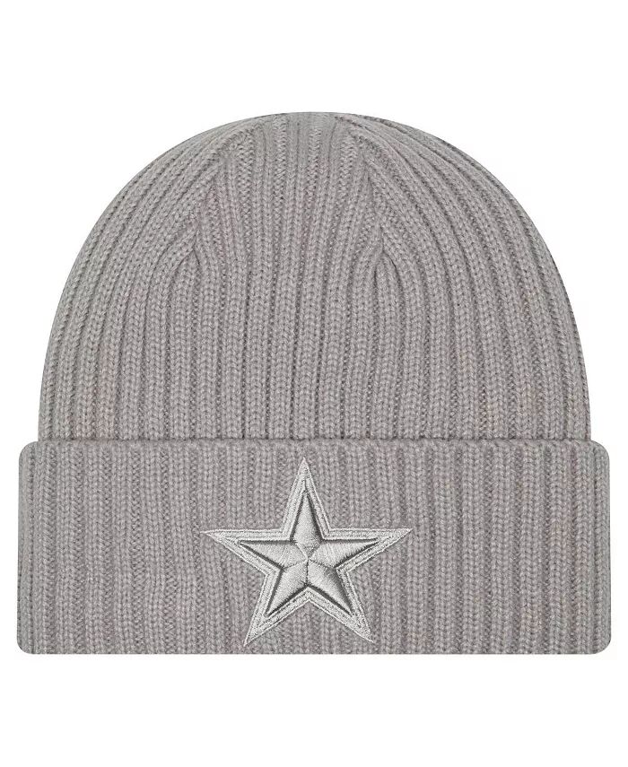 

Мужская серая вязаная шапка Dallas Cowboys Color Pack с манжетами New Era