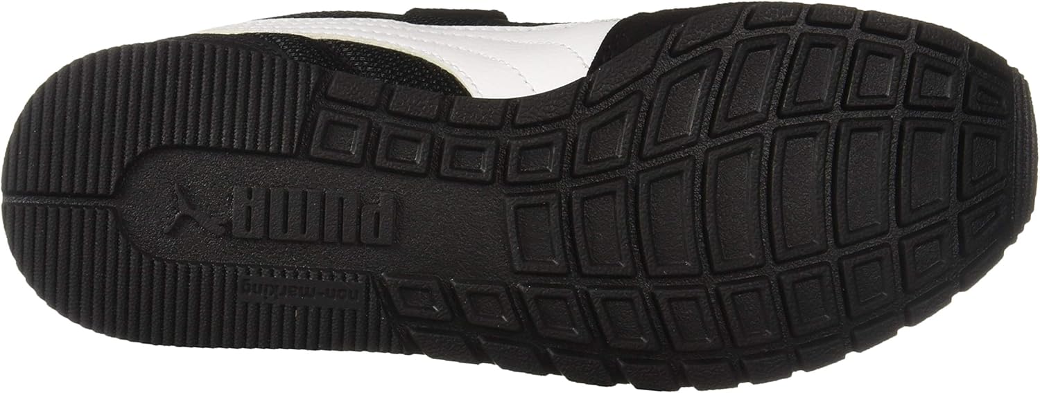 Кроссовки Puma St Runner унисекс-детские на липучке, фиолетовый/серый/черный — фото 4