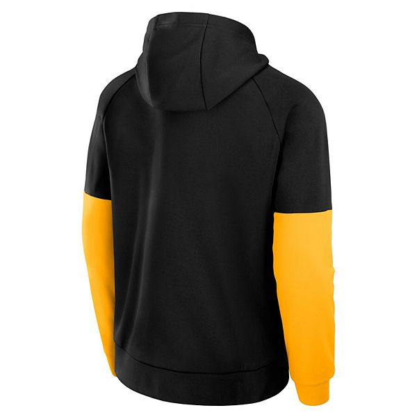 Мужская черная толстовка айова хокиз фитнес перформанс Nike — фото 4
