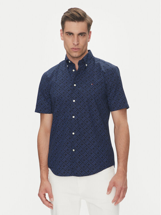 

Рубашка обычного кроя MW0MW38954 Tommy Hilfiger, синий
