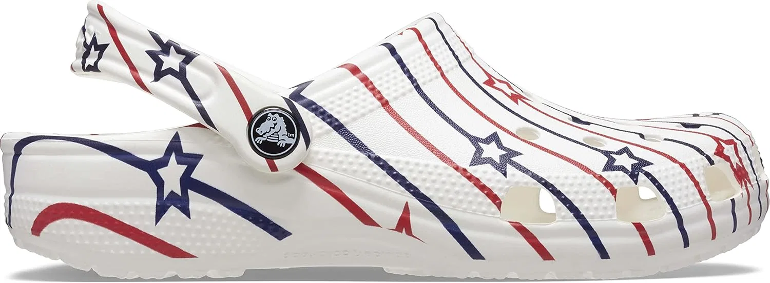 Мужские мюли и клоги Crocs, Stars & Stripes — фото 4
