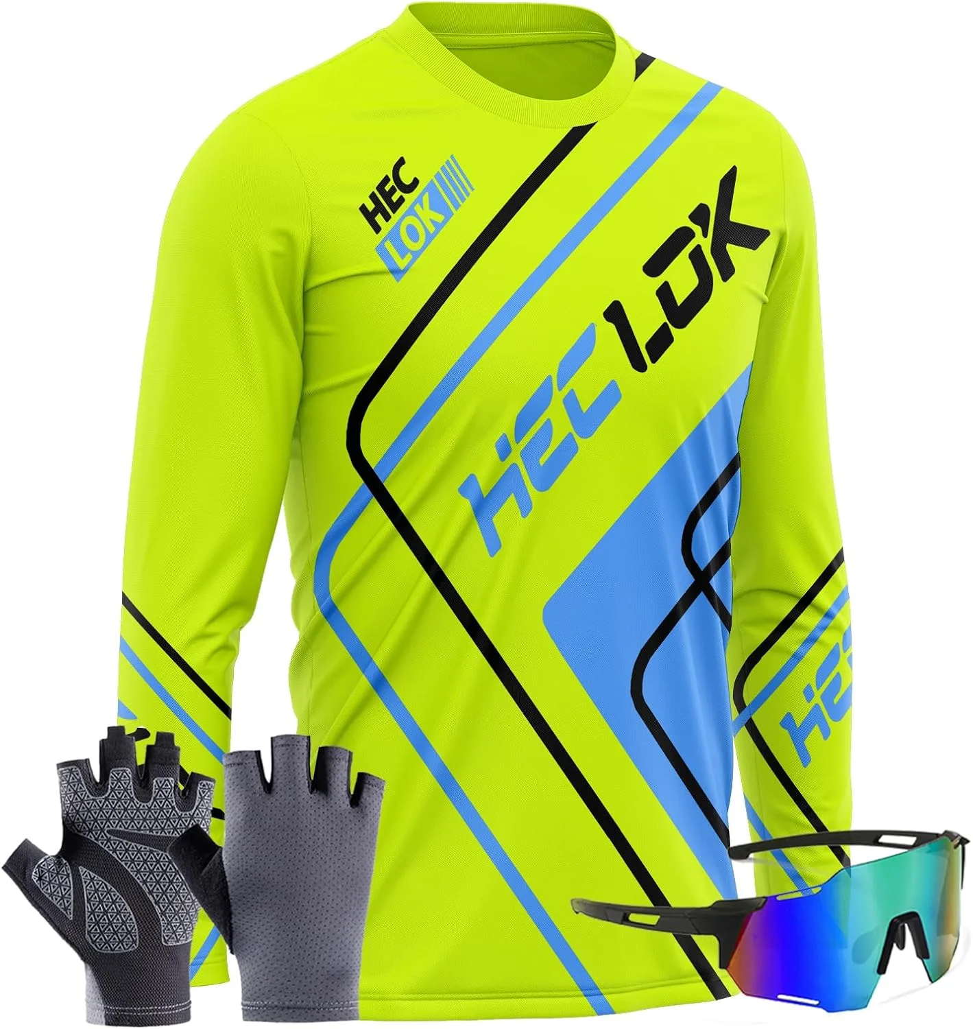 

Мужская футболка с длинным рукавом для мотокросса Ultralight Moisture Wicking HECLOK