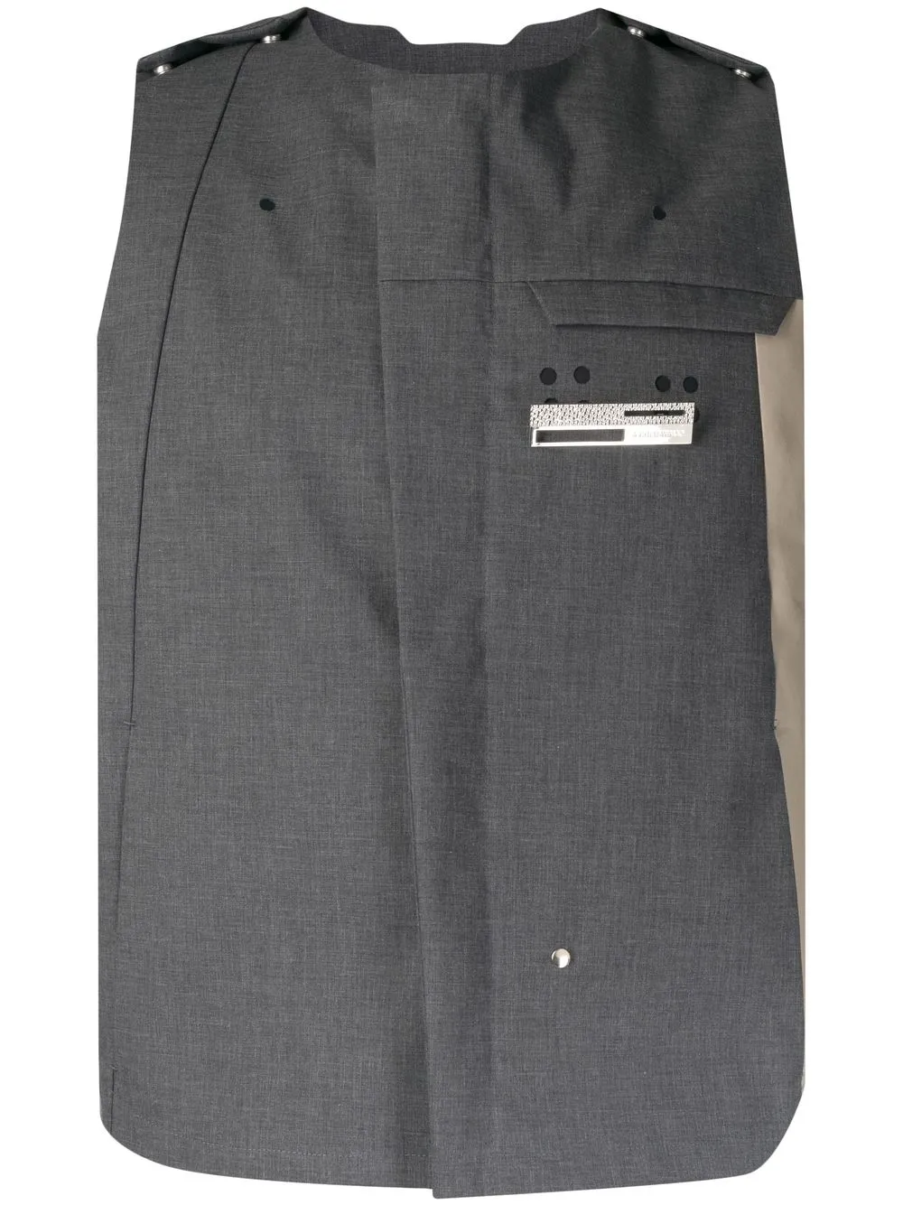 

Жилет со вставками из коллаборации с Mackintosh A-COLD-WALL*, серый