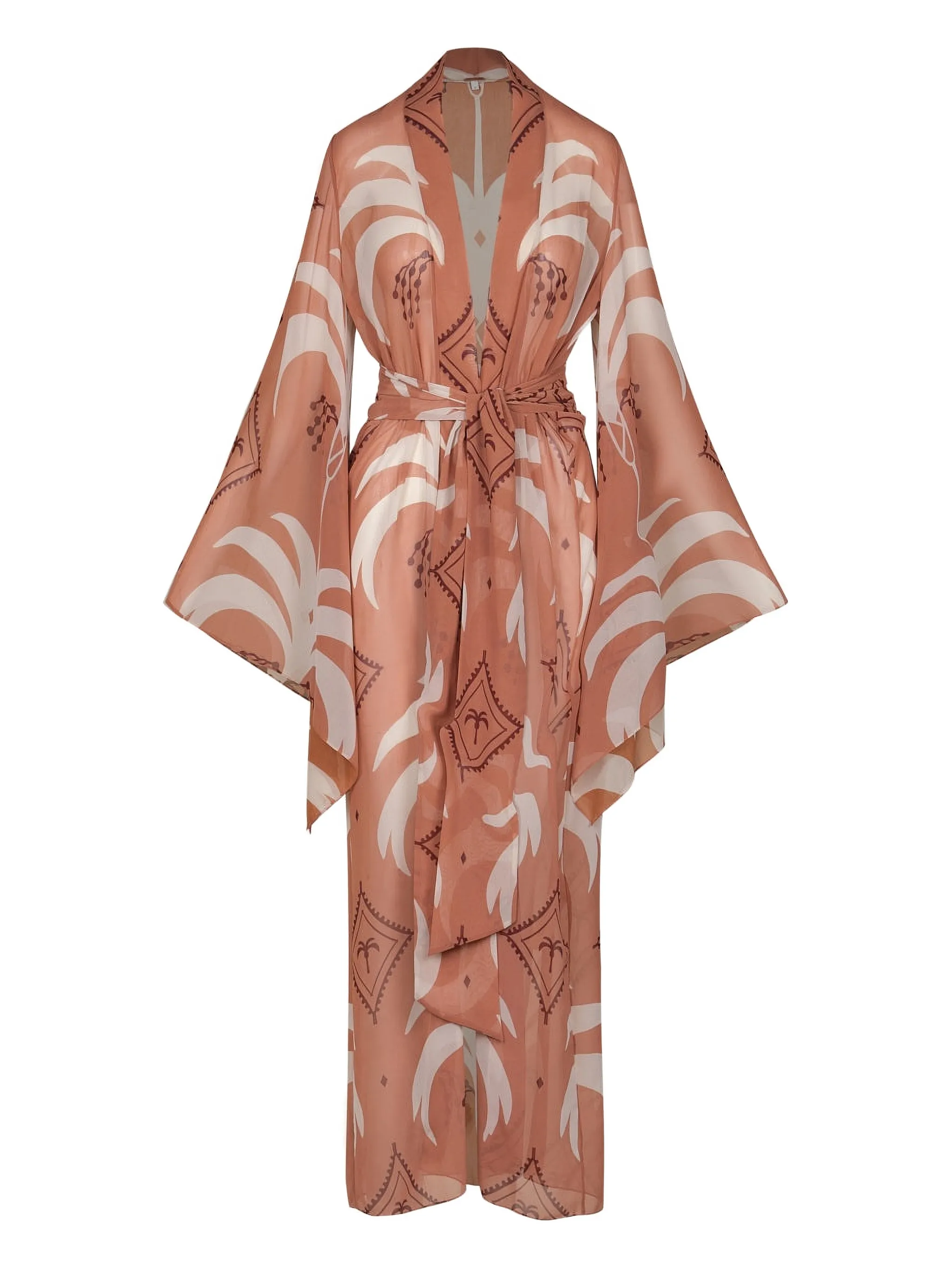 

Пальто Amazon с поясом Johanna Ortiz, оранжевый