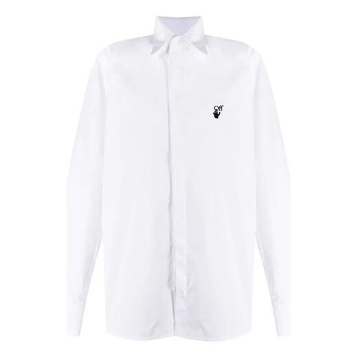 

Рубашка hands off classic shirt 'white/black' Off-White, белый
