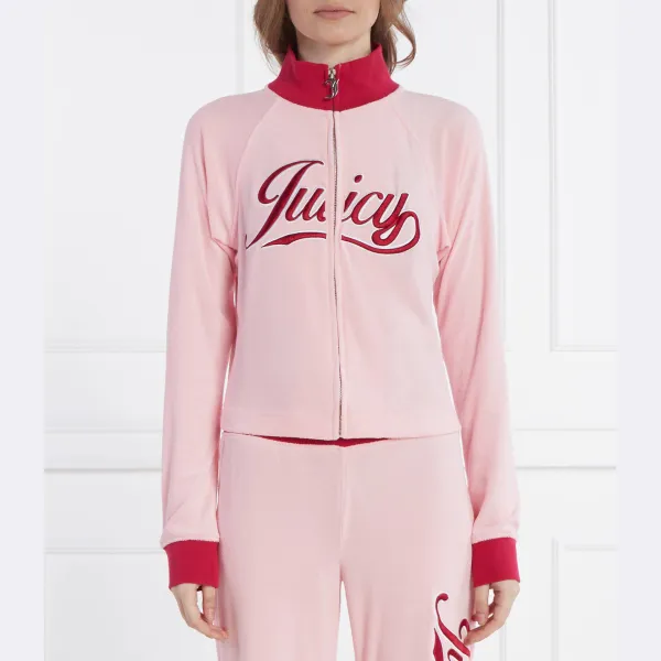 

Lelu толстовка классического кроя в стиле ретро Juicy Couture, розовый