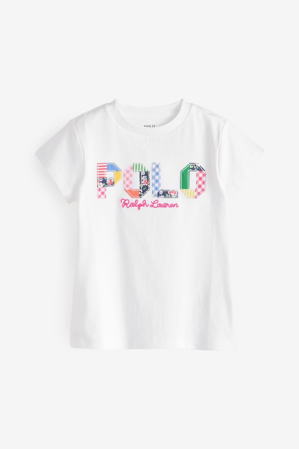 

Футболка из хлопкового трикотажа для девочек с логотипом Polo Ralph Lauren, белый