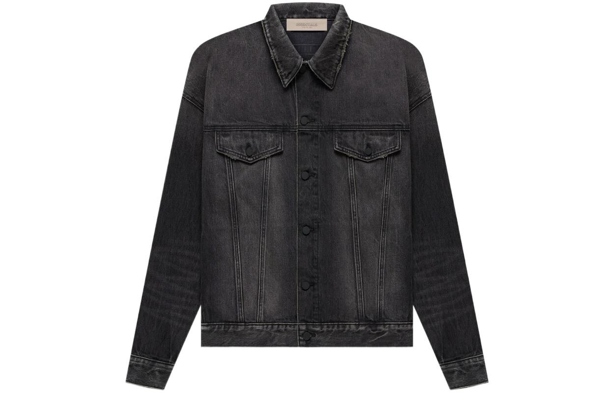 

Джинсовая куртка мужская черная Fear Of God Essentials, черный