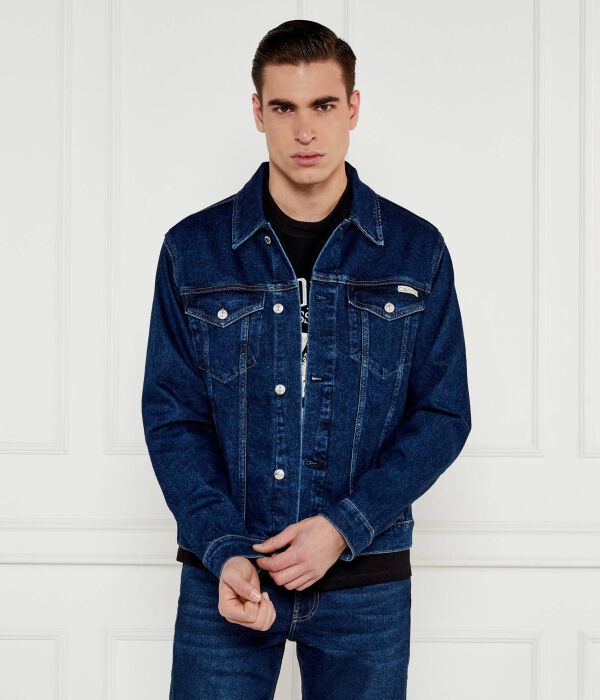 

Джинсовая куртка Straight fit Calvin Klein Jeans, синий