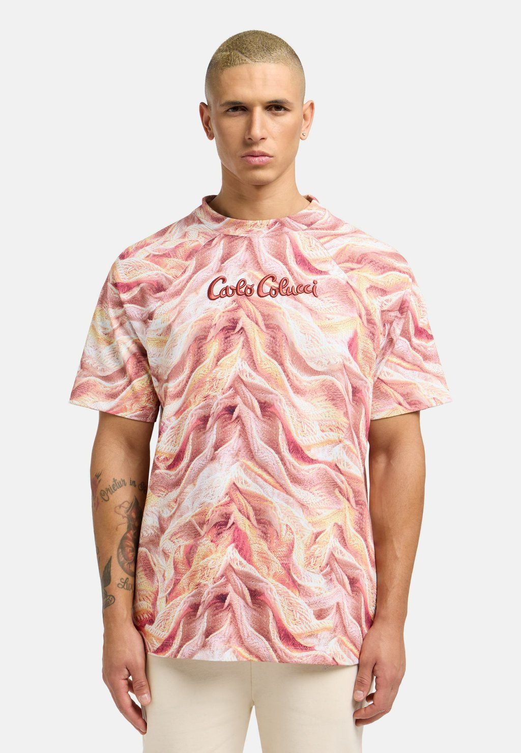

Футболка с принтом UNISEX Carlo Colucci, оранжевый