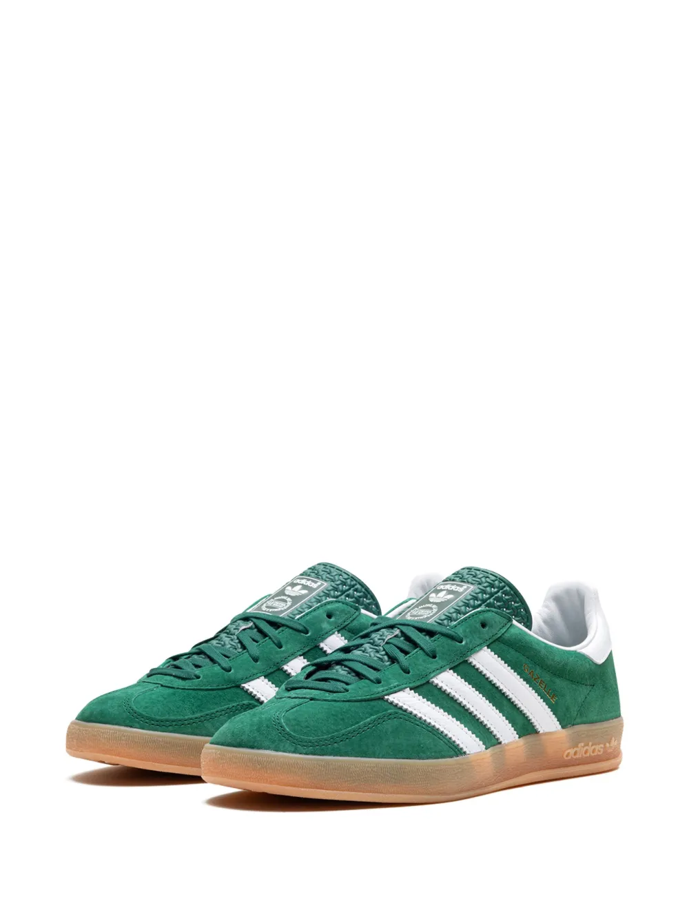 Кроссовки Gazelle Indoor Adidas, зеленый — фото 3