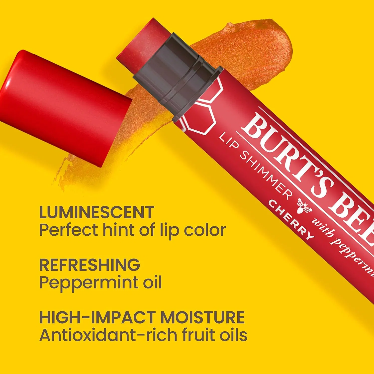 Тинтованный блеск для губ Burt's Bees Lip Shimmer, оттенок Cherry Burt'S Bees, Cherry — фото 2