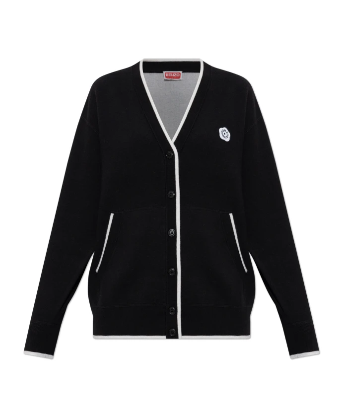 

Кардиган с логотипом Kenzo, черный