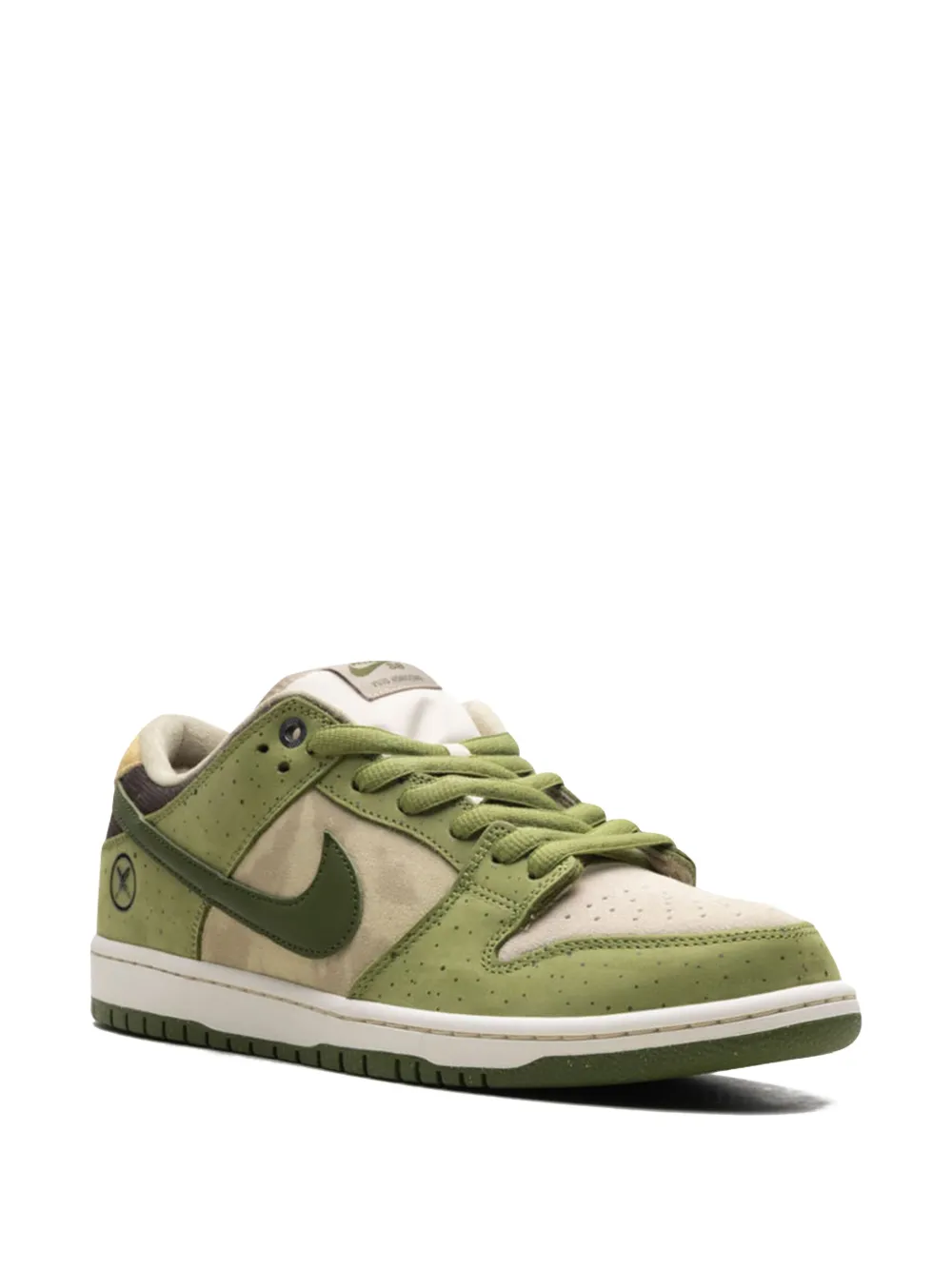 Кроссовки Dunk Low Asparagus/Legion Green/Light Khaki/Dark Loden/Sesame/Burnt Sienna из коллаборации с Yuto Horigome Nike, зеленый — фото 2