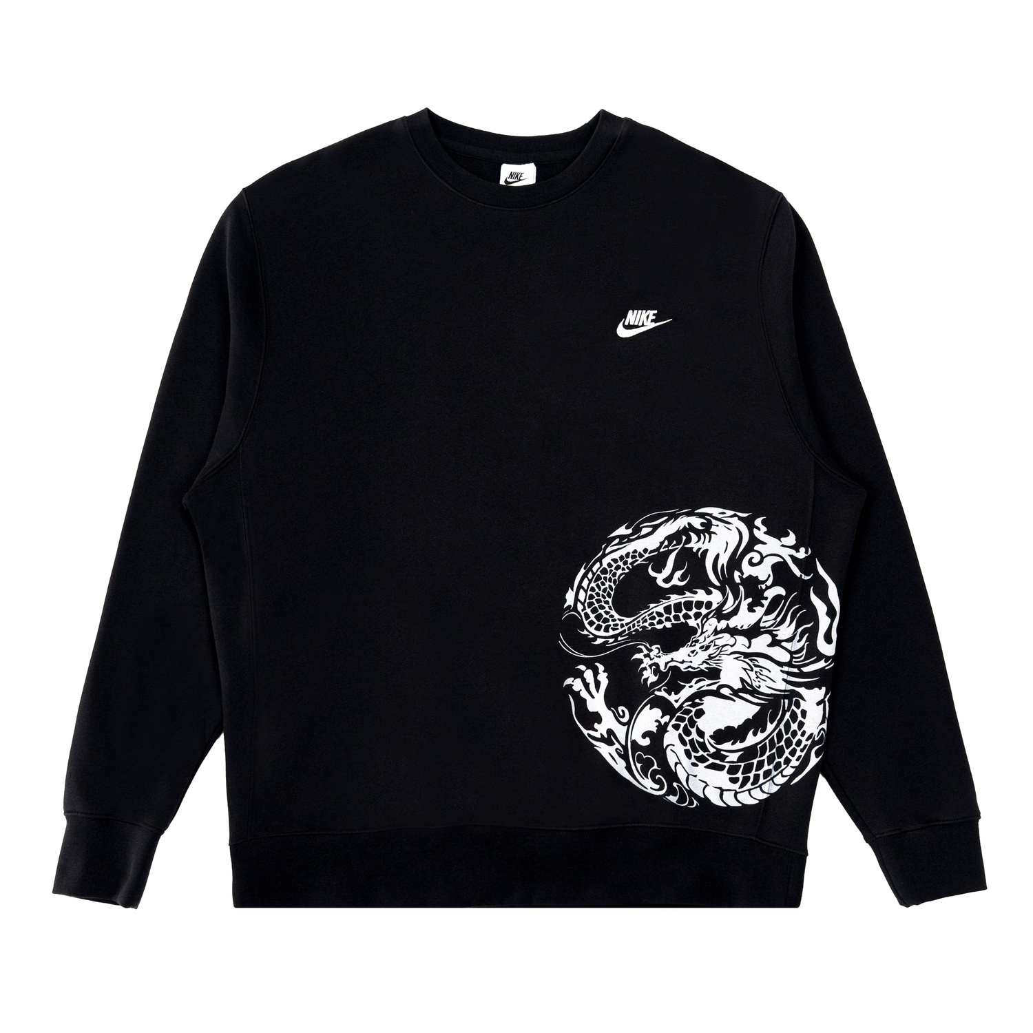 

Nike Свитшот Unisex Black Crew Neck Moderate Regular