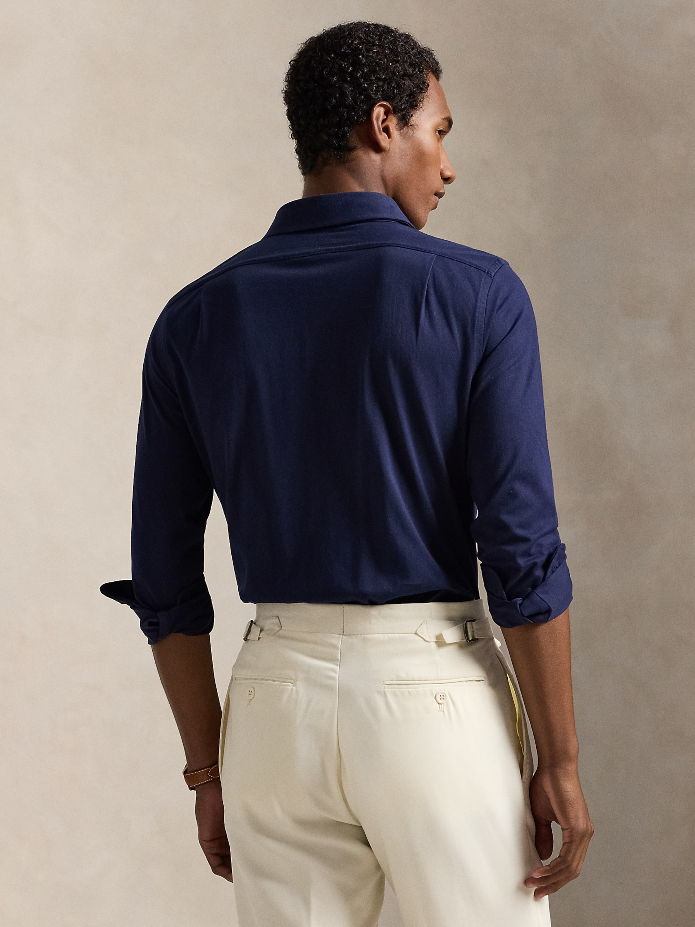 Polo Ralph Lauren Рубашка на пуговицах Regular fit в цвете Navy — фото 3