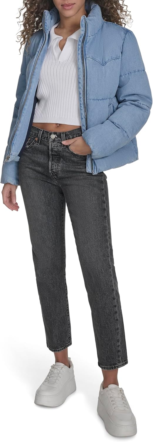 Женская джинсовая куртка Levi's Western Denim, Light Wash Denim — фото 2