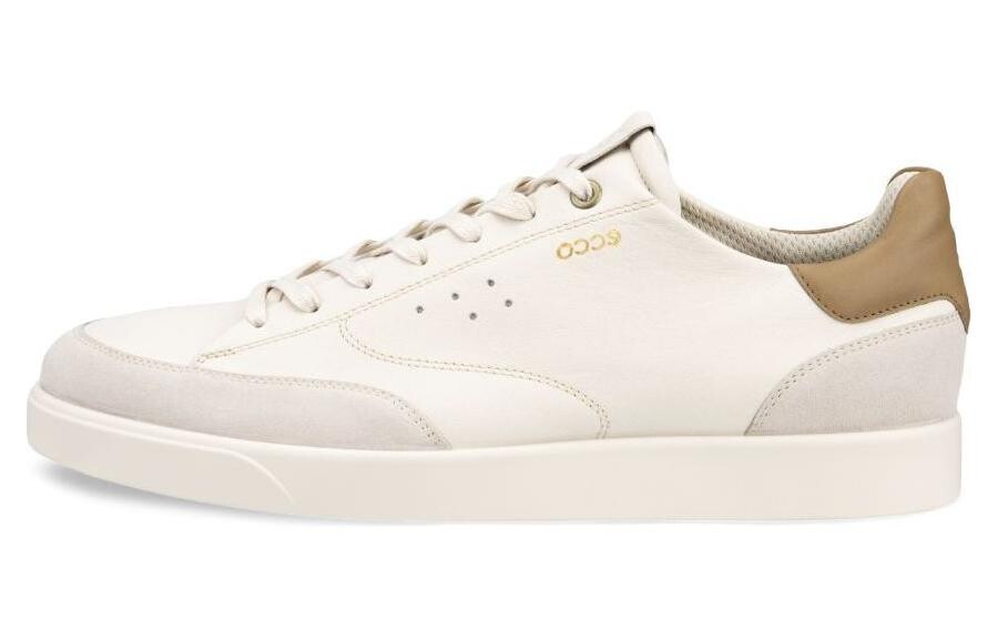 

Кроссовки ecco Skateboarding Shoes Men Low-top White, белый