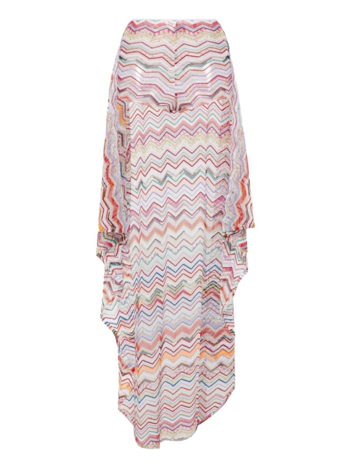 

Missoni юбка с узором зигзаг, красный