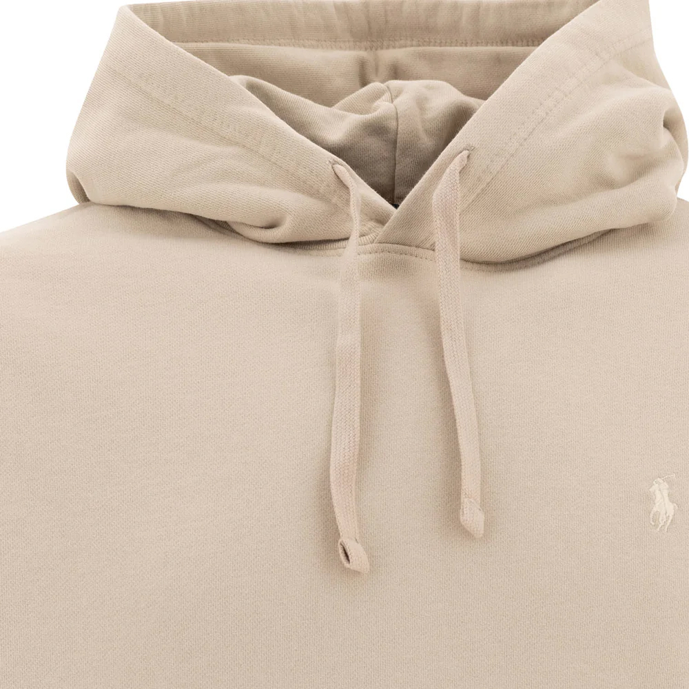 Лупбек флисовая толстовка с капюшоном Polo Ralph Lauren, серый — фото 3