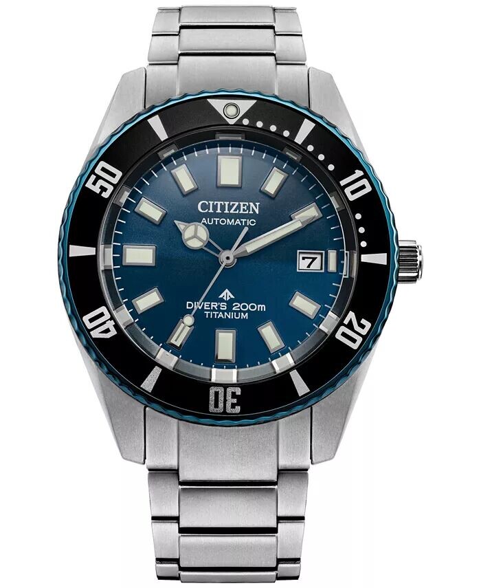 

Мужские автоматические часы Eco-Drive Promaster Dive Limited Edition Fujitsubo Super Titanium с браслетом, 41 мм Citizen