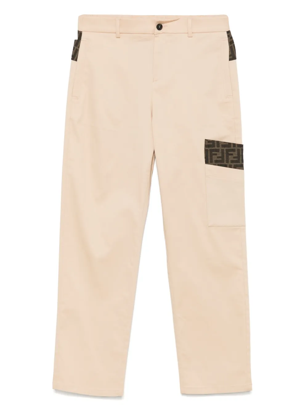 

Габардиновые брюки FENDI KIDS, нейтральный