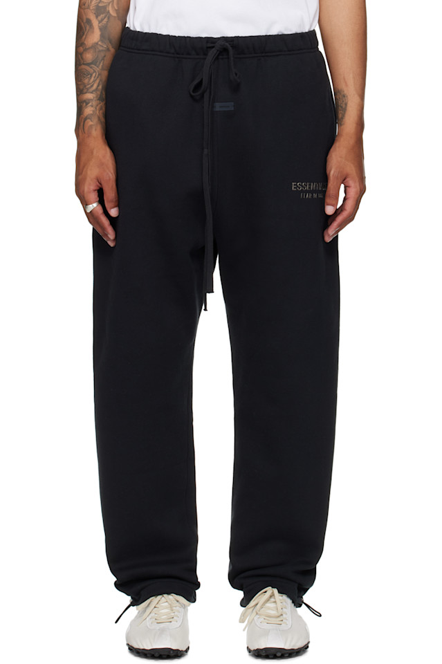 

Удобные флисовые спортивные штаны Fear Of God Essentials, черный