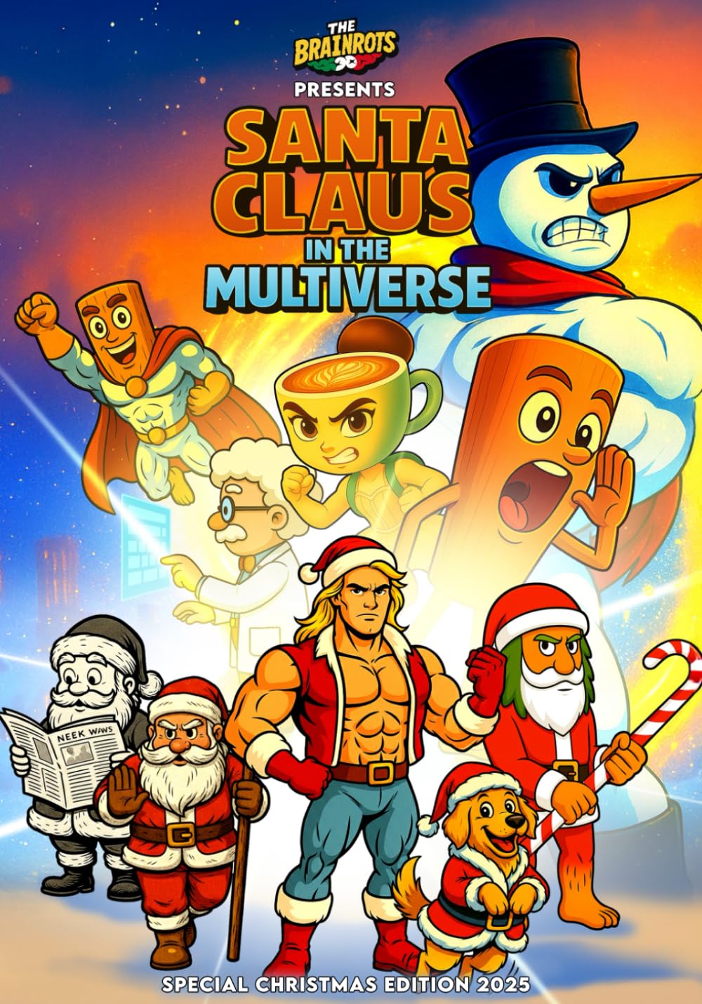 

SANTA CLAUS IN THE MULTIVERSE [English Version] - THE BRAINROTS COMICS BOOK: Special Christmas 2025 Comic: A Complete Story in English Featuring the ... the Brainrot characters [ English Version ]) (Independently published)