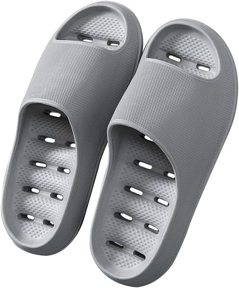 

Шлепанцы Rojeam Cloud для женщин и мужчин, с открытым носком, из материала EVA, быстросохнущие, нескользящие, мягкие домашние тапочки для дома и улицы, серый